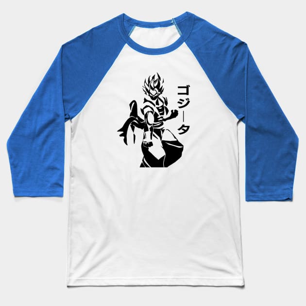 Mightiest Warrior: Gogeta! Baseball T-Shirt by Sheer Force Apparel